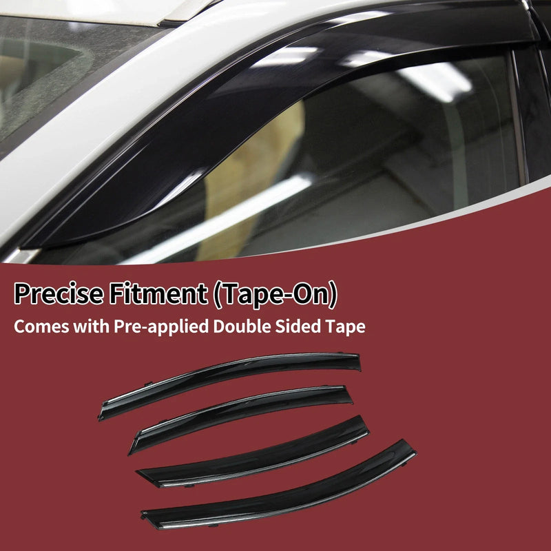 Hyundai Elantra Sedan 2011-2016 Side Vent Visors 1 Set Window Deflectors