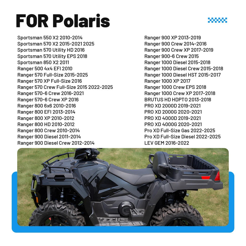 Polaris Pro XD Full-Size Gas Diesel 2x Tailgate Slam Latch (2022–2025)