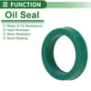 Oil Seal 20x27x6mm Rotary Shaft Seal TPU Green 5 Pcs