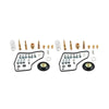 Honda V Twin Magna 250 VT250C Carburetor Rebuild Kit (1994-2000)
