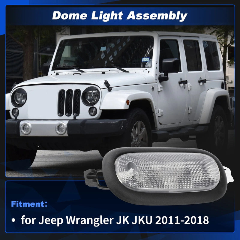 Jeep Wrangler JK JKU Rear Dome Light Assembly (2011-2018)