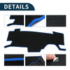 Nissan NOTE e-POWER E13 (2020-2024) Black Blue 1 Set Dashboard Cover Mat