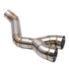BMW S1000RR S1000R Exhaust Mid Link Pipe Clamp-on 60.5mm (2010–2014)