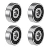 Deep Groove Ball Bearings Z2 10x35x11mm Double Sealed Carbon Steel 4pcs