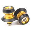 Yamaha Gold 10mm Swing Arm Spool Stand Screw Sliders
