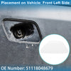 BMW 528i (2011-2016) White Front Left Washer Nozzle Cover