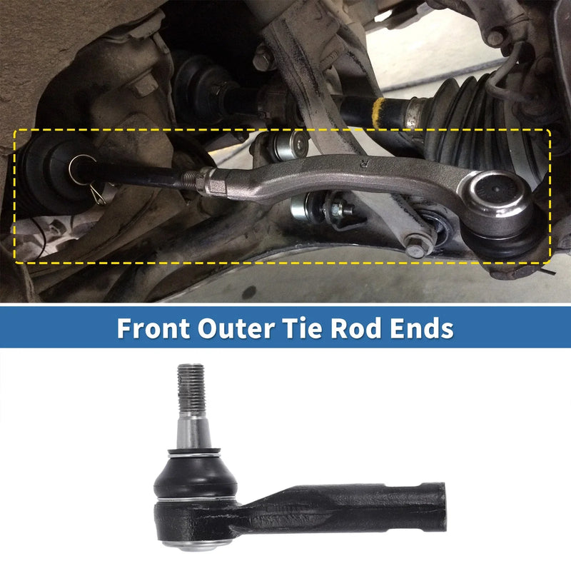 GMC Canyon Chevrolet Colorado Front Outer Tie Rod End Link Kit