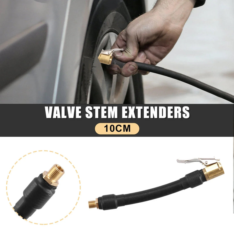 Car Motorcycle Valve Stem Extension Hose / 10cm 4"