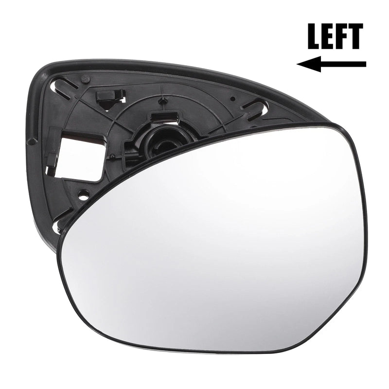 Mazda 2 3 Driver Side Mirror Glass w/ Backing Plate (2003-2013)