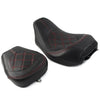 Harley Touring Road Glide (2009-2022) Red Suture Driver Passenger Seat