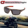 Motorcycle Riding Goggles Gray Lens Marble Frame Tri-acetel Cellulose