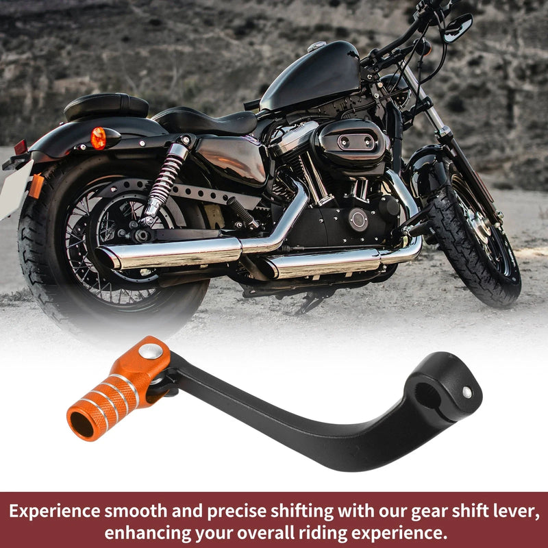 Honda CRF110F (2013-2018) Black / Orange Folding Motorcycle Gear Shifter Lever