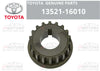 Toyota 1 x PULLEY CRANKSHAFT TIMING