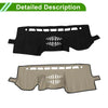 Toyota Land Cruiser Prado 150 (2010-2023) Black Dashboard Cover Mat