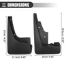Jeep Patriot Car Mud Flaps Splash Guards Set (2011-2017)