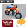 Honda Z50 Z50R Yellow Front Plate & Clips & Bands Mount Kit (1979–1987)