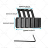 Picatinny Weaver Rail Low Profile Tactical 45° Offset Angle Mount