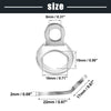 Stainless Steel Motorcycle Tie Down Anchor Hook Strap Rings / 12pcs