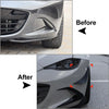 Mazda MX-5 Miata Carbon Black Front Bumper Side Air Vent Spoiler Trim (16-25)