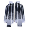 Chrome Car Auto Bonnet Air Intake Flow Side Fender Vent Hood Scoop Cover 2 x