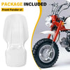 Honda Z50R 1988-1999 Mud Guard White Front Fender