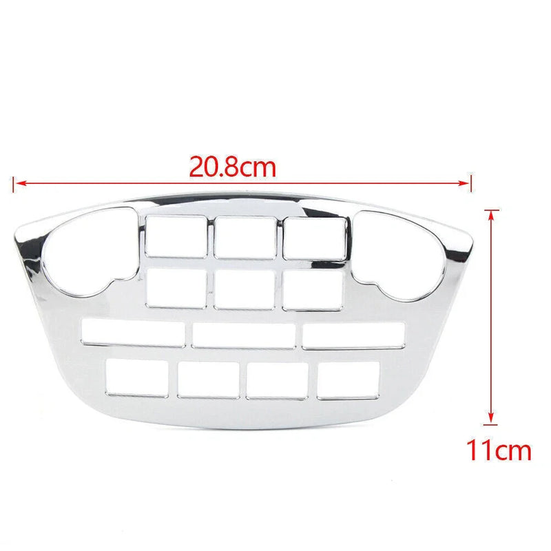 Honda Goldwing GL1800 Chrome Radio Accent Panel Trim (2001-2011)