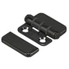 316 S/S Black PVD Anti-Slam Hinges with Cover, 40mm x 40mm, Split Pair