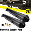 Motorcycle Universal Slip-On Muffler Exhaust Pipe 1.5-2"