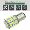 Marine Boat - 2 x Bulbs 27-SMD BA15D LED Interior Lights (1004, 1076, 1142)