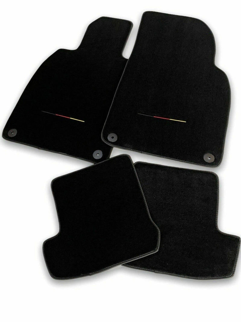 Porsche 997 Coupe LHD Carpet Germany Flag Floor Mats (2005-2008)