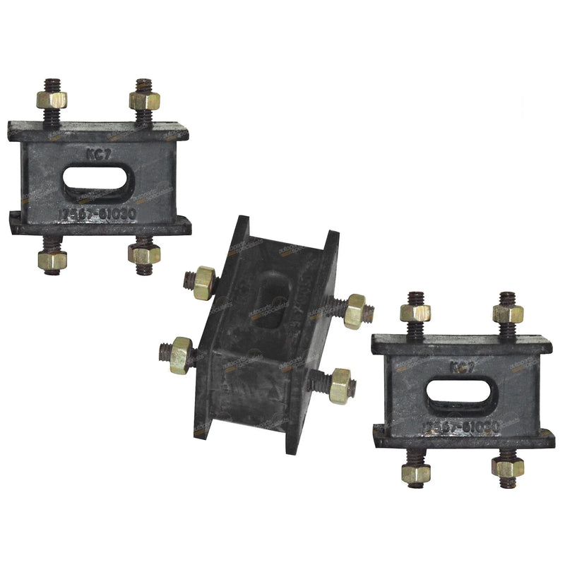 Toyota Landcruiser 3 x Rubber Exhaust Mounts