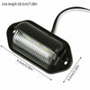 Car LED License Plate Light Lamp Bulbs 12V 1.2W 2 x Screw Set