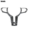 BMW F20 F21 Carbon Fiber Pattern Black Steering Wheel Cover Trim Frame