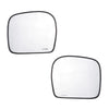 Side Mirror Glass Lens Pair Fits Toyota Hilux Tiger D4D MK4 Pickup 2002-04 D06