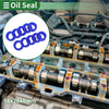 Oil Seal Rotary Shaft Seal TPU 14x20x8mm Blue 10 Pcs