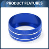 Honda CR-V 3 x Blue Media Volume Switch Knob Cover Ring (2023-2024)