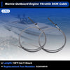 Marine Outboard Grey 2 x 3Meters Boat Throttle Shift Control Cable