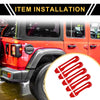 Jeep Gladiator JT (2020-2021) - 1 Set Red Door Tailgate Handle Cover