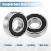 Metal 2 x Deep Groove Ball Bearing 15x35x11mm Sealed Chrome Z4