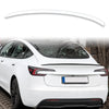 Tesla Model 3 (2023-2025) Pearl White ABS Boot Spoiler