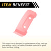 Jeep Wrangler JL JLU (2018-2024) Pink Rear Door Latch Lock Cover Trim