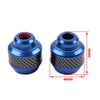 Make & Model 2 x Silver Motorcycle Front Fork Frame Sliders