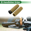 Motorcycle 25mm Hand Grips Cover Kit TPU Yellow