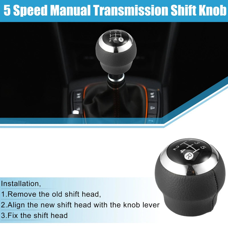 Toyota Corolla 5 Speed Manual Transmission Shift Knob Plastic Black