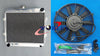 Toyota Hilux RN85 YN85 22R 2.4L 3 Row Aluminum Radiator + Fan (88-97)