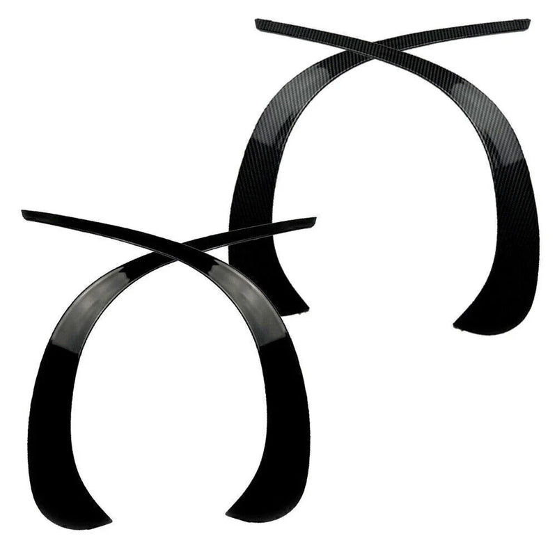 Benz GLC X253 Black Front Bumper Spoiler Trim Cover (2020-2021)
