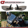 Motorcycle Hand Guard / Set / Universal Smoked PC Hand Guard
