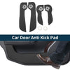 Nissan Rogue (2014-2015) Black Car Door Anti Kick Pad Sticker Protector