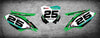 Kawasaki KXF 450 Custom Graphics Number Plates (2016-2018)