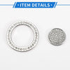 Land Rover Silver Tone Push Start Button Cover 4cm